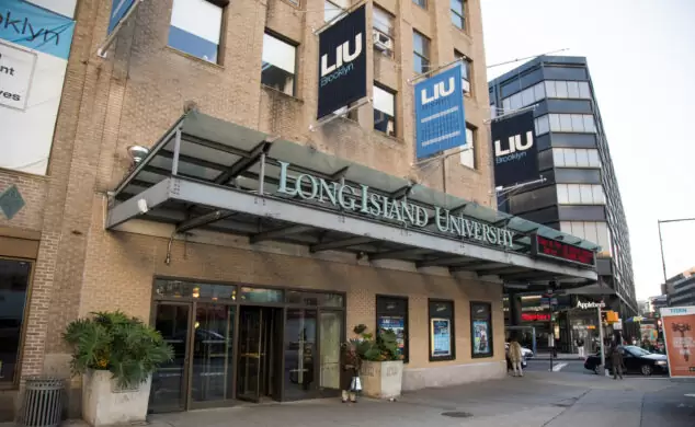 вход в главный корпус Long Island University