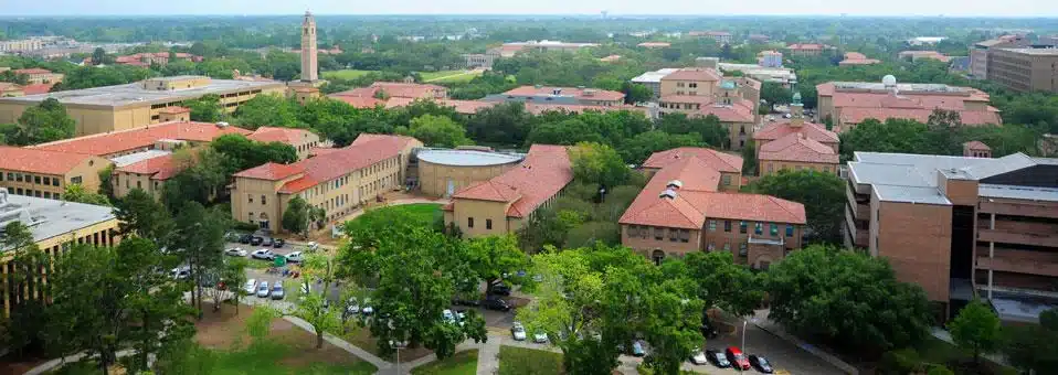 Louisiana State University с высоты