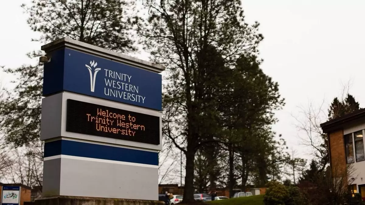 вивіска Trinity Western University