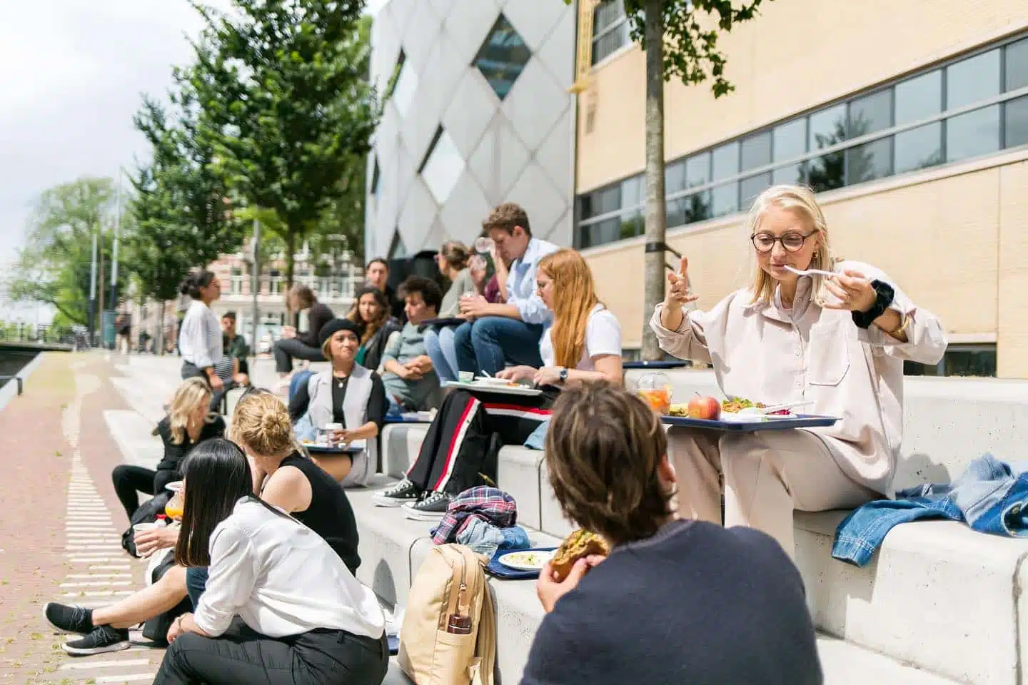 Общение студентов University of Amsterdam