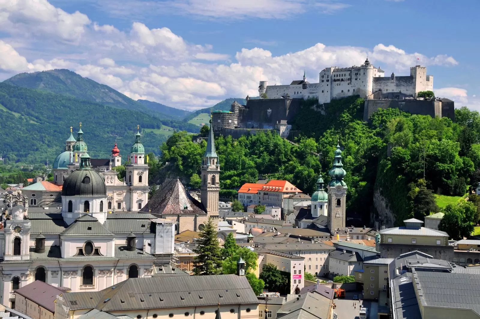 Вид с окна American International School Salzburg