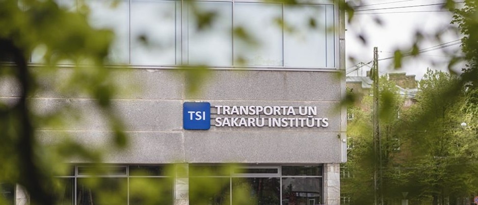 Transport and Telecommunication Institute, вывеска университета